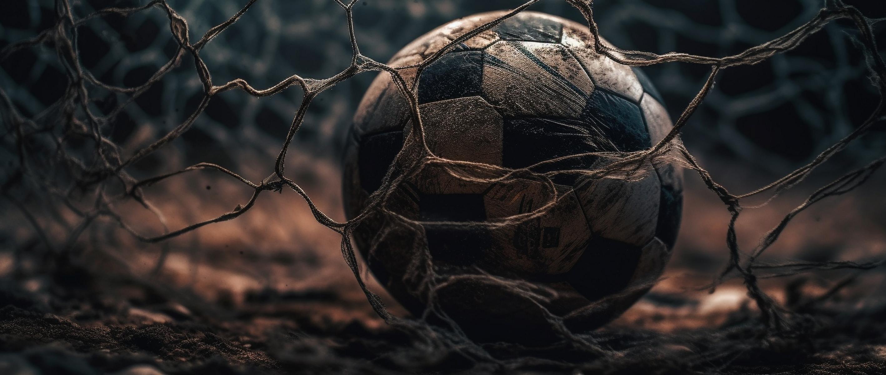 KLEINES DORF GROSSER FUSSBALL